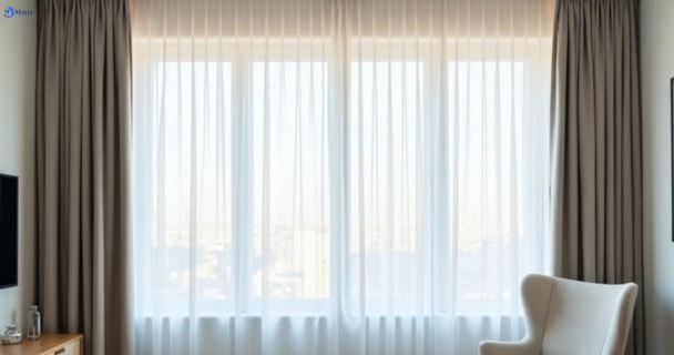 Freshly steam cleaned curtains in chelsea-vic QLD